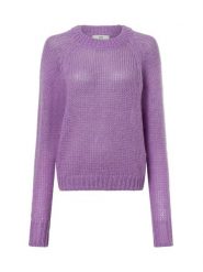 IPURI Sweter z dzianiny Kobiety lila, M. Swetry klasyczne damskie IPURI, m, z dzianiny, bez kołnierzyka. Za 299.95 zł.
