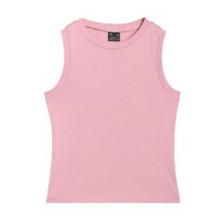Tank Top Damski Bez Rękawów F132. Czerwone topy damskie 4f, bez wzorów, bez kołnierzyka. Za 57.99 zł.