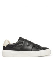 Calvin Klein Sneakersy Cupsole Slip On - He Nappa HW0HW02471 Czarny. Czarne trampki i tenisówki damskie CALVIN KLEIN, bez wzorów, ze skóry. Za 289.99 zł.