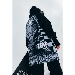 Bluza outdoorowa z kapturem męska DEEP TRIP Alien softshell. Czarne bluzy z kapturem męskie DEEP TRIP, na zimę, m, z softshellu. Za 499.00 zł.