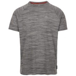 T-shirt Trespass LEECANA męski 100% poliester szary. Szare t-shirty męskie Trespass, m, bez wzorów, z poliesteru, bez kołnierzyka. W wyprzedaży za 64.20 zł.
