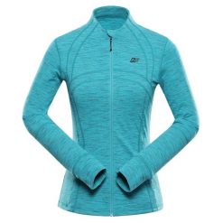 Bluza damska turystyczna szybkoschnąca Alpine Pro Golla 2. Niebieskie bluzy bez kaptura damskie Alpine Pro. W wyprzedaży za 299.00 zł.
