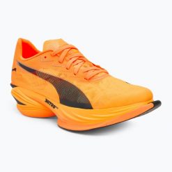 Buty do biegania damskie PUMA Fast-R Nitro Elite 3 heat fire/puma black. Brązowe obuwie do biegania damskie Puma. Za 1,119.80 zł.