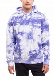 Bluza męska adidas ALL SZN Fleece Washed Hoodie. Białe bluzy z kapturem męskie Adidas, l, z bawełny. Za 252.99 zł.