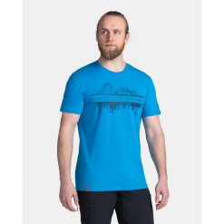 Męski bawełniany t-shirt Kilpi CHOOSE-M. Niebieskie t-shirty męskie Kilpi, m, bez wzorów, z bawełny, bez kołnierzyka. Za 70.90 zł.
