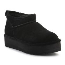 Śniegowce BearPaw Retro Super Shorty 3051W-011 czarne. Czarne śniegowce damskie z gumy. Za 572.15 zł.