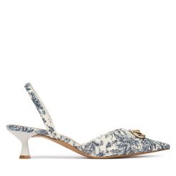 Czółenka Aldo. Niebieskie czółenka damskie Aldo, bez wzorów, bez obcasa. Za 359.99 zł.