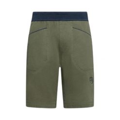 Szorty La Sportiva Flatanger. Zielone szorty męskie La Sportiva, bez wzorów, z bawełny. Za 401.70 zł.