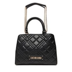Torebka LOVE MOSCHINO. Czarne torebki klasyczne damskie Love Moschino, bez wzorów, bez dodatków. Za 739.99 zł.