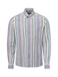 Nils Sundström koszula casual Mężczyźni Slim Fit Bawełna wielokolorowy|szary, XL. Szare koszule męskie Nils Sundström, m, bez wzorów, z bawełny, bez kołnierzyka, bez ramiączek. Za 199.95 zł.