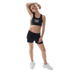 Spodenki damskie Snap Climbing Wave. Czarne szorty damskie SNAP CLIMBING, bez wzorów, sportowe. Za 299.00 zł.