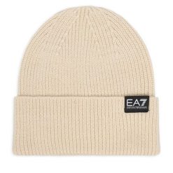 Czapka EA7 Emporio Armani. Białe czapki męskie EA7 Emporio Armani, na zimę, bez wzorów. Za 199.99 zł.