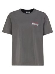 Sublevel Koszulka w kolorze antracytowym rozmiar: XS. Czarne bluzki damskie Sublevel, xs, bez wzorów, bez kołnierzyka. Za 43.99 zł.