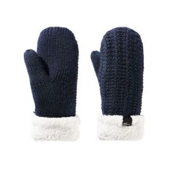 Rękawiczki turystyczne zimowe damskie Jack Wolfskin Highloft Knit Mitten. Niebieskie rękawiczki damskie Jack Wolfskin, na zimę, bez wzorów, z poliesteru. Za 108.64 zł.