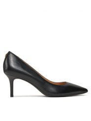 LAUREN RALPH LAUREN Szpilki 802940602001 Czarny. Czarne szpilki Lauren Ralph Lauren, bez wzorów, ze skóry, bez obcasa. Za 429.99 zł.