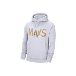 Bluza sportowa męska Nike Nba Dallas Mavericks City Edition. Białe bluzy sportowe męskie Nike, bez wzorów, sportowe, bez kołnierzyka, bez ramiączek. Za 387.00 zł.