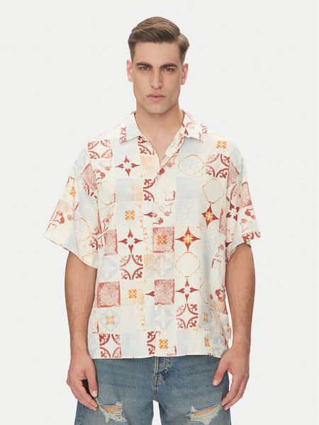 Jack & Jones Koszula Hydra 12277225 Kolorowy Relaxed Fit. Koszule męskie Jack & Jones, m, bez wzorów, z bawełny, bez kołnierzyka, bez ramiączek. Za 109.99 zł.