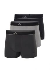 Bokserki Active Micro Flex Eco 3 pak. Czarne bokserki męskie Adidas, bez wzorów, z materiału. Za 164.55 zł.