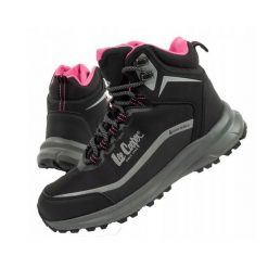 Buty damskie śniegowce Lee Cooper [LCJ-24-01-2932L]. Czarne buty sportowe na co dzień damskie NO BRAND, bez wzorów, z materiału, trekkingowe. Za 158.14 zł.