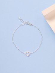 Heliophilia Srebrna bransoletka rozmiar: onesize. Szare bransoletki damskie Heliophilia, srebrne. Za 43.99 zł.