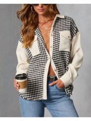 Milan Kiss Koszula w kolorze kremowym rozmiar: XL. Brązowe koszule damskie Milan Kiss, xl, bez wzorów, bez kołnierzyka, bez ramiączek. Za 152.99 zł.