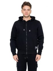 Bluza Herren Winter-Kapuzens mit Reißverschluss, Leone 1947 New Era. Czarne bluzy sportowe męskie LEONE 1947 APPAREL, na zimę, l, z bawełny. Za 353.64 zł.