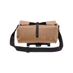Torba na rower VAUDE ReCycle Shopper. Brązowe torby męskie na ramię Vaude, bez wzorów, z materiału, na ramię. Za 594.55 zł.