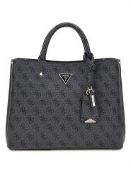 Guess Torebka w kolorze antracytowym - 30 x 24 x 11 cm rozmiar: onesize. Czarne torebki klasyczne damskie Guess, z aplikacjami, z materiału, bez dodatków. Za 448.99 zł.