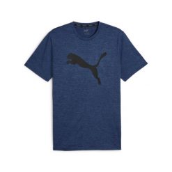 Puma Koszulka Train Fav Heather Cat 52235214. Niebieskie t-shirty sportowe męskie Puma, m, ze skóry, bez ramiączek, na fitness i siłownię. Za 91.99 zł.