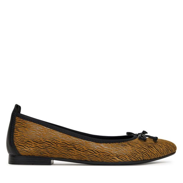 Baleriny Lasocki. Brązowe baleriny damskie Lasocki, bez wzorów, bez obcasa. Za 149.99 zł.