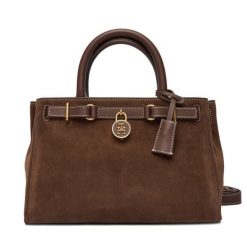 Torebka Tommy Hilfiger. Brązowe torebki klasyczne damskie Tommy Hilfiger, bez wzorów, bez dodatków. Za 1,039.00 zł.