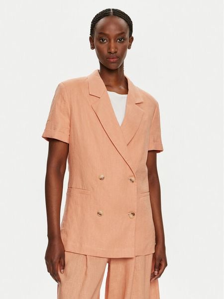 ViCOLO Marynarka TB2741 Pomarańczowy Regular Fit. Brązowe marynarki i żakiety damskie ViCOLO, s, bez wzorów, z wiskozy. Za 239.99 zł.