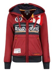 Canadian Peak Bluza "Face" w kolorze czerwonym rozmiar: S. Czerwone bluzy z kapturem damskie Canadian Peak, s. Za 87.81 zł.