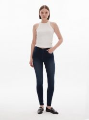LTB Dżinsy "Amy" - Skinny fit - w kolorze czarnym rozmiar: W34/L28. Czarne jeansy damskie LTB, z podwyższonym stanem. Za 98.45 zł.