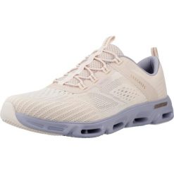 Buty SKECHERS GILDE STEP GRATIFY Rose. Czerwone buty sportowe na co dzień damskie Skechers, bez wzorów, z tkaniny. Za 349.99 zł.