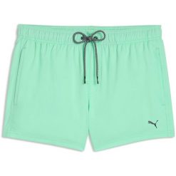 Szorty męskie Puma Swim Men Short Length Swim Shorts. Zielone szorty męskie Puma, z materiału, bez kołnierzyka. Za 290.00 zł.