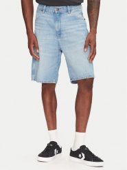 Wrangler Szorty jeansowe Frontier 112362492 Niebieski Relaxed Fit. Niebieskie szorty męskie Wrangler, bez wzorów, z bawełny. Za 149.99 zł.