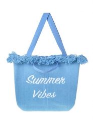 BLE Shopper bag w kolorze błękitnym - 50 x 34 x 10 cm rozmiar: onesize. Niebieskie shopper bag damskie BLE, bez wzorów, z materiału, na ramię, bez dodatków. Za 80.70 zł.