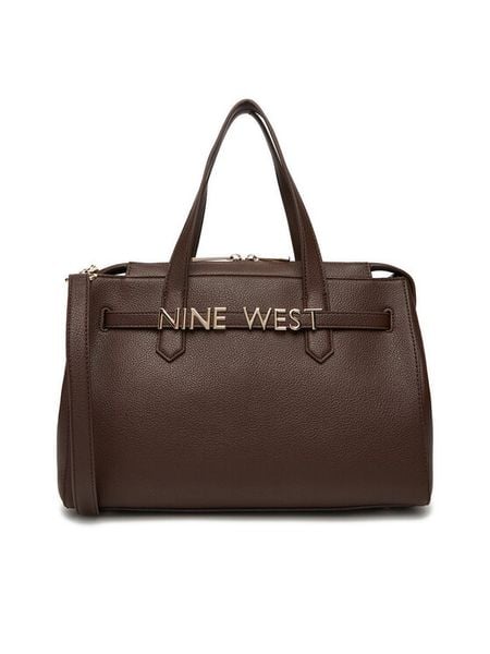 Nine West Torebka EO-Manhattan-Muse-II-LX10197 Brązowy. Brązowe torebki klasyczne damskie Nine West, bez wzorów, z materiału, bez dodatków. Za 219.99 zł.
