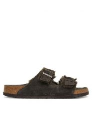 Birkenstock Klapki Arizona Shearling 1020566 Brązowy. Brązowe klapki i japonki męskie Birkenstock, ze skóry. Za 749.99 zł.