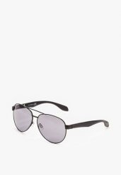 Czarno-Zielone Okulary Przeciwsłoneczne w Stylu Pilotek Tasina. Czarne okulary przeciwsłoneczne damskie Renee. Za 34.99 zł.