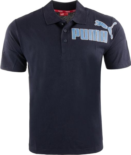 Męska koszulka polo Puma męska niebieska. Niebieskie koszulki polo męskie Puma, m, z bawełny, bez ramiączek. Za 109.32 zł.