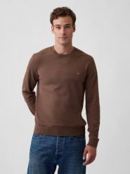 GAP Sweter w kolorze jasnobrązowym rozmiar: XXL. Brązowe swetry męskie GAP, xxl, bez wzorów, z bawełny, bez kołnierzyka. Za 99.95 zł.