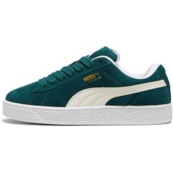 Buty sportowe męskie Puma Suede Xl Ocean. Zielone buty sportowe na co dzień męskie Puma, na wiosnę, z materiału, bez zapięcia, trekkingowe, Puma Suede. Za 336.00 zł.