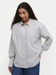 Kaffe Koszula Jerrie 10508974 Czarny Regular Fit. Czarne koszule damskie Kaffe, bez wzorów, z bawełny, bez kołnierzyka, bez ramiączek. Za 219.99 zł.