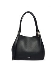 Furla Torebka Nuvola M WB02020 HSF000 CN O6000 Czarny. Czarne torebki klasyczne damskie Furla, bez wzorów, ze skóry, bez dodatków. Za 1,709.00 zł.