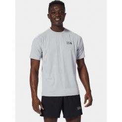 Koszulka sportowa męska Mountain Hardwear Crater Lake. Czarne t-shirty sportowe męskie MOUNTAIN HARDWEAR, m, bez ramiączek. Za 319.00 zł.