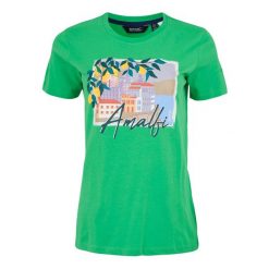 Koszulka damska Regatta Filandra IX. Zielone t-shirty damskie Regatta, bez wzorów, bez kołnierzyka. Za 97.00 zł.