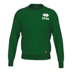 Bluza haftowany okrągły dekolt Errea Essential 28. Zielone bluzy bez kaptura męskie ERREA, m, z bawełny. Za 149.00 zł.