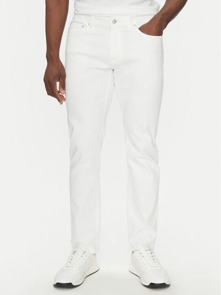 Hechter Paris Jeansy 26050 151363 Biały Slim Fit. Białe jeansy męskie Hechter Paris. Za 249.99 zł.